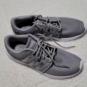 Adidas womens gray athletic shoes